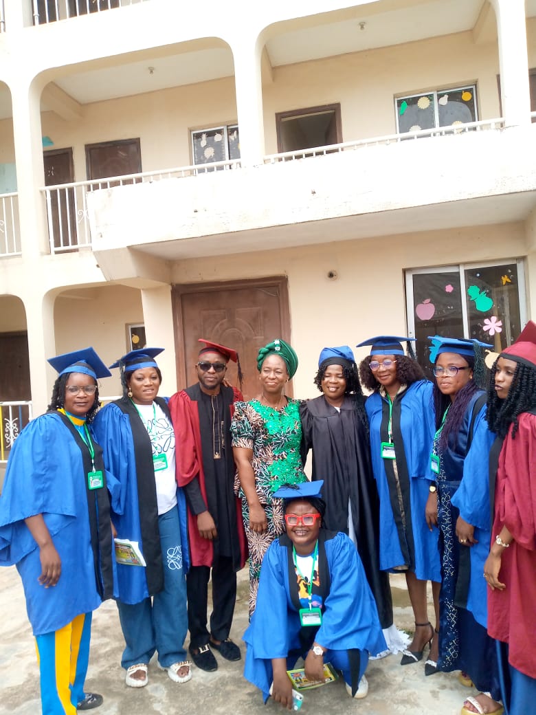 Medical students in practical training at Hephzibah College